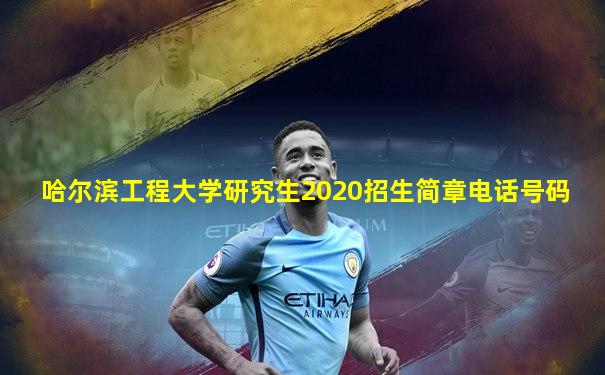 哈尔滨工程大学研究生2020招生简章电话号码