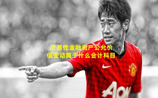 交易性金融资产公允价值变动属于什么会计科目