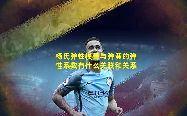 杨氏弹性模量与弹簧的弹性系数有什么关联和关系