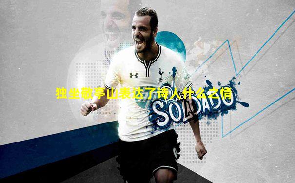 独坐敬亭山表达了诗人什么之情